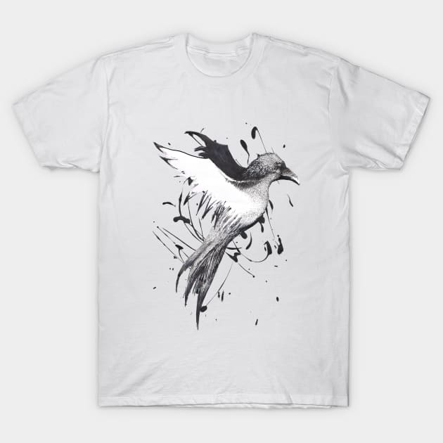 Crow T-Shirt by Moon._.in._.Pisces